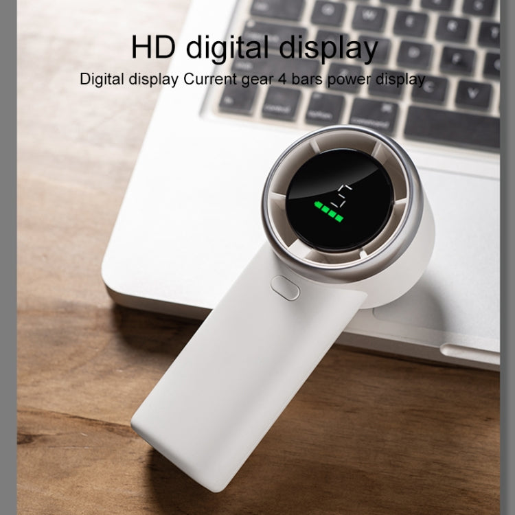 N603 HD Digital Display Handheld Turbine Fan(Green) - Electric Fans by PMC TechLife | Online Shopping South Africa | PMC TechLife | Buy Now Pay Later Mobicred