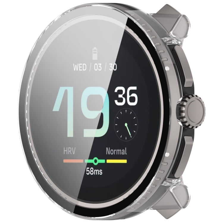 For Suunto Race S PC + Tempered Glass Film Integrated Watch Protective Case(Transparent) - Watch Case by PMC TechLife | Online Shopping South Africa | PMC TechLife | Buy Now Pay Later Mobicred