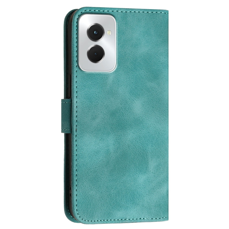 For Motorola Moto G Power 5G 2024 YX0080 Grid Butterfly Embossed Pattern Flip Leather Phone Case with Lanyard(Light Blue) - Motorola Cases by PMC Jewellery | Online Shopping South Africa | PMC Jewellery | Buy Now Pay Later Mobicred