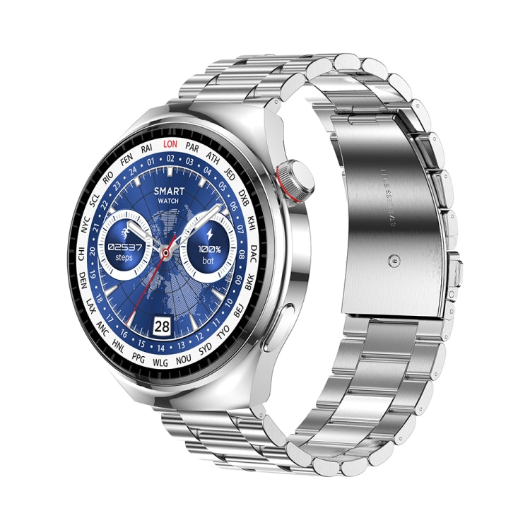 LF38 1.6 inch IPS Screen Steel Strap Smart Watch Supports Blood Oxygen Monitoring(Silver) - free shipping - PMC TechLife - Order now!