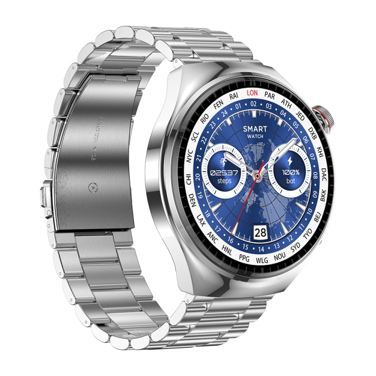 LF38 1.6 inch IPS Screen Steel Strap Smart Watch Supports Blood Oxygen Monitoring(Silver) - free shipping - PMC TechLife - Order now!