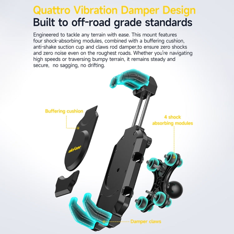 Ulefone UAN02 Armor Mount Max Car Phone Tablet Holder(Black) - free shipping - PMC Jewellery - Order now!