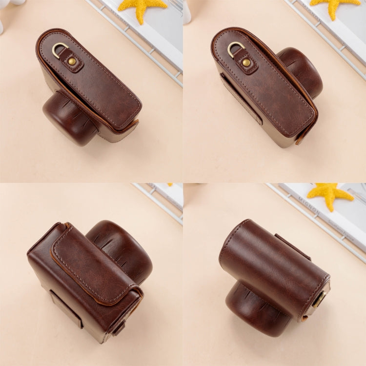 For FUJIFILM X100VI Full Body Leather Camera Case Bag with Strap(Black) - Leather Bag by PMC TechLife | Online Shopping South Africa | PMC TechLife | Buy Now Pay Later Mobicred