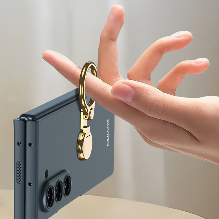 For Samsung Galaxy Z Fold6 GKK Integrated Ultra-thin Triaxial Ring Holder PC Phone Case(Titanium Grey) - free shipping - PMC Jewellery - Order now!