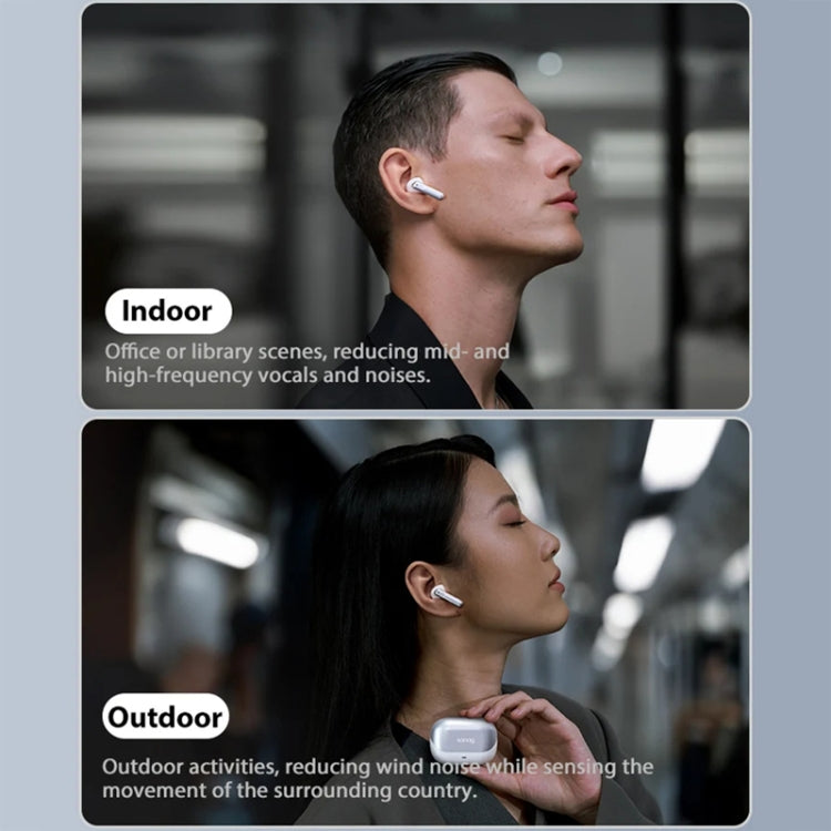 Sanag T51S TWS ANC Noise Reduction Wireless Bluetooth Earphone(Beige) - free shipping - PMC Jewellery - Order now!