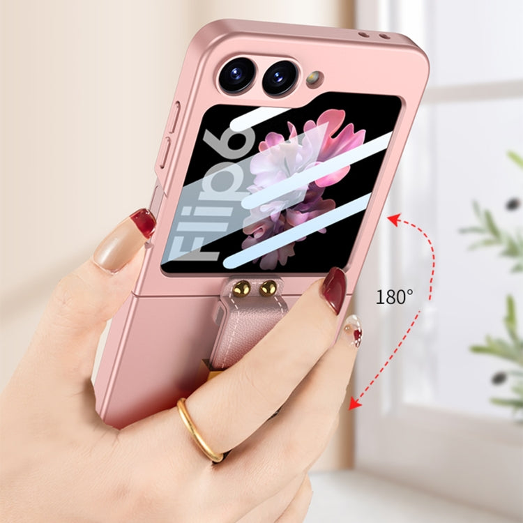 For Samsung Galaxy Z Flip6 GKK Integrated Ultra-thin Phone Case with Z Ring Holder(Purple) - free shipping - PMC Jewellery - Order now!