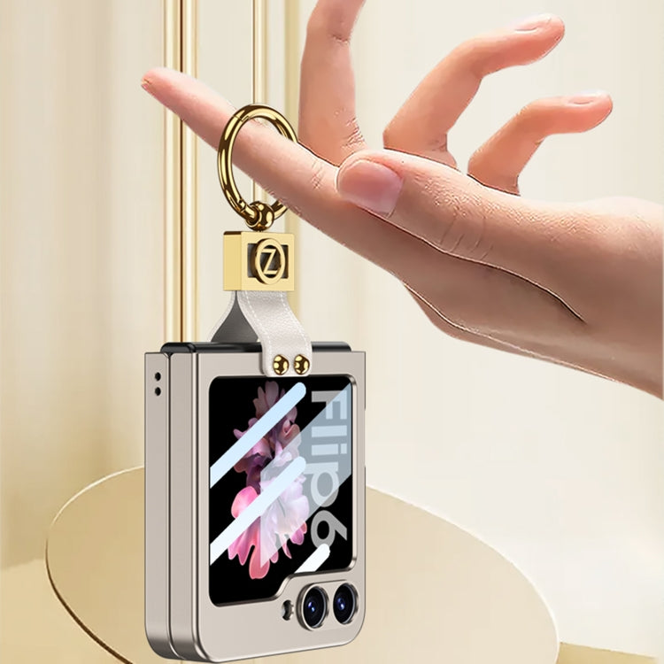 For Samsung Galaxy Z Flip6 / Flip7 FE GKK Integrated Ultra-thin Phone Case with Z Ring Holder(Green) - free shipping - PMC Jewellery - Order now!