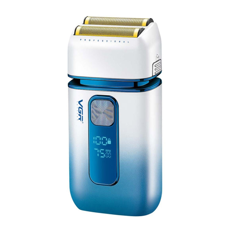 VGR V-362 5W USB Reciprocating Electric Shaver Bald Head Hair Clipper(Sky Blue) - free shipping - PMC TechLife - Order now!