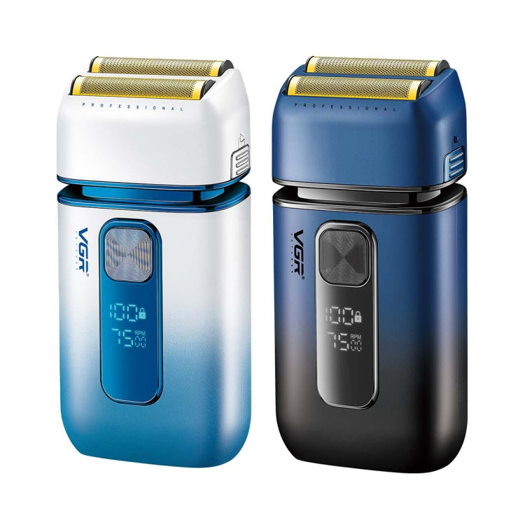 VGR V-362 5W USB Reciprocating Electric Shaver Bald Head Hair Clipper(Sky Blue) - free shipping - PMC TechLife - Order now!