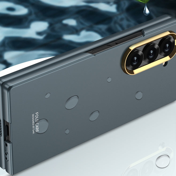 For Samsung Galaxy Z Fold6 GKK Integrated Ultra-thin Electroplating Lens Frame Phone Case(Silver) - free shipping - PMC Jewellery - Order now!