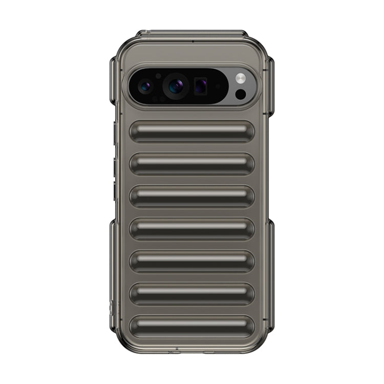 For Google Pixel 9 Pro XL Capsule Series Candy Color TPU Phone Case(Transparent Grey) - free shipping - PMC TechLife - Order now!