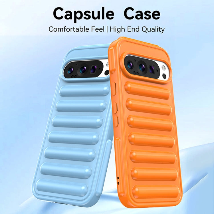 For Google Pixel 9 Pro Capsule Series Candy Color TPU Phone Case(Blue) - Google Cases by PMC TechLife | Online Shopping South Africa | PMC TechLife | Buy Now Pay Later Mobicred