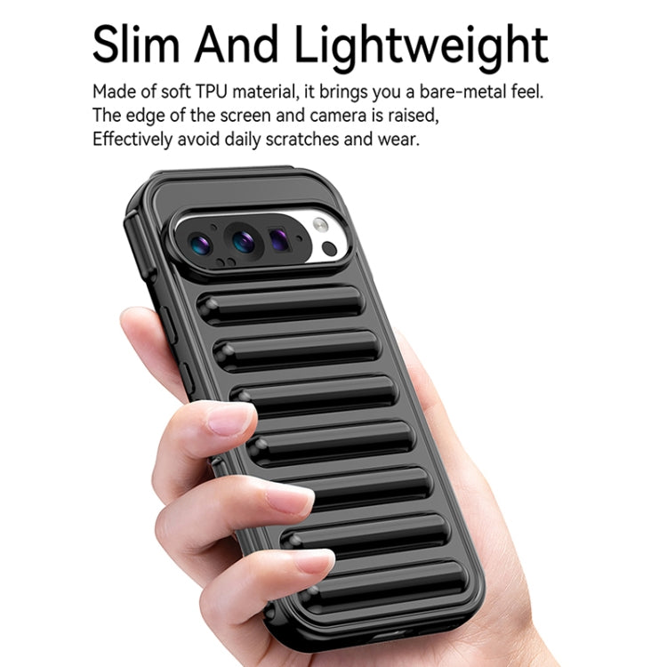 For Google Pixel 9 Pro XL Capsule Series Candy Color TPU Phone Case(Transparent Grey) - free shipping - PMC TechLife - Order now!