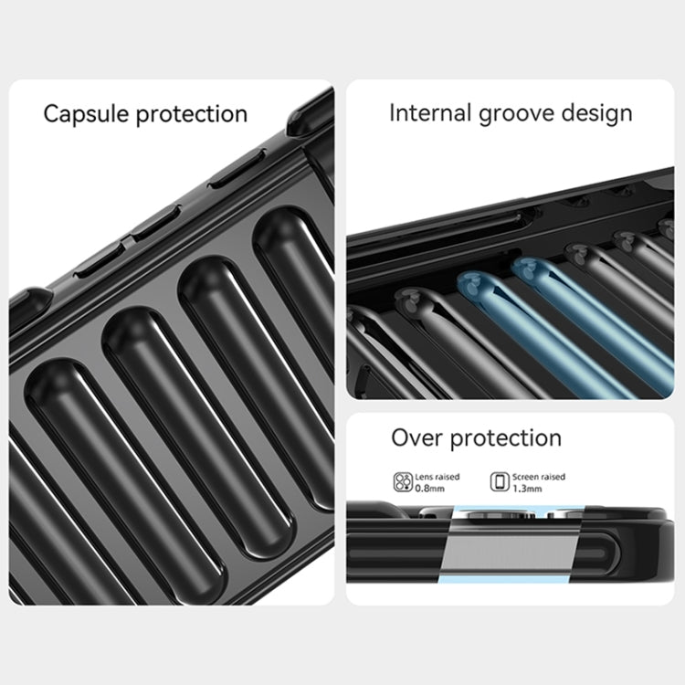 For Google Pixel 9 Capsule Series Candy Color TPU Phone Case(Black) - Google Cases by PMC TechLife | Online Shopping South Africa | PMC TechLife | Buy Now Pay Later Mobicred