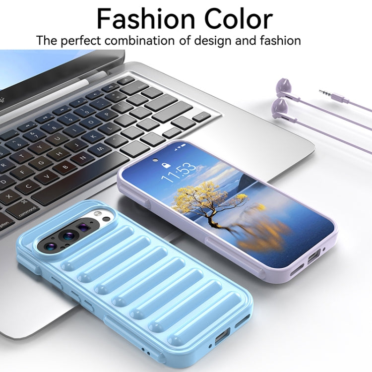 For Google Pixel 9 Pro XL Capsule Series Candy Color TPU Phone Case(Transparent Grey) - free shipping - PMC TechLife - Order now!