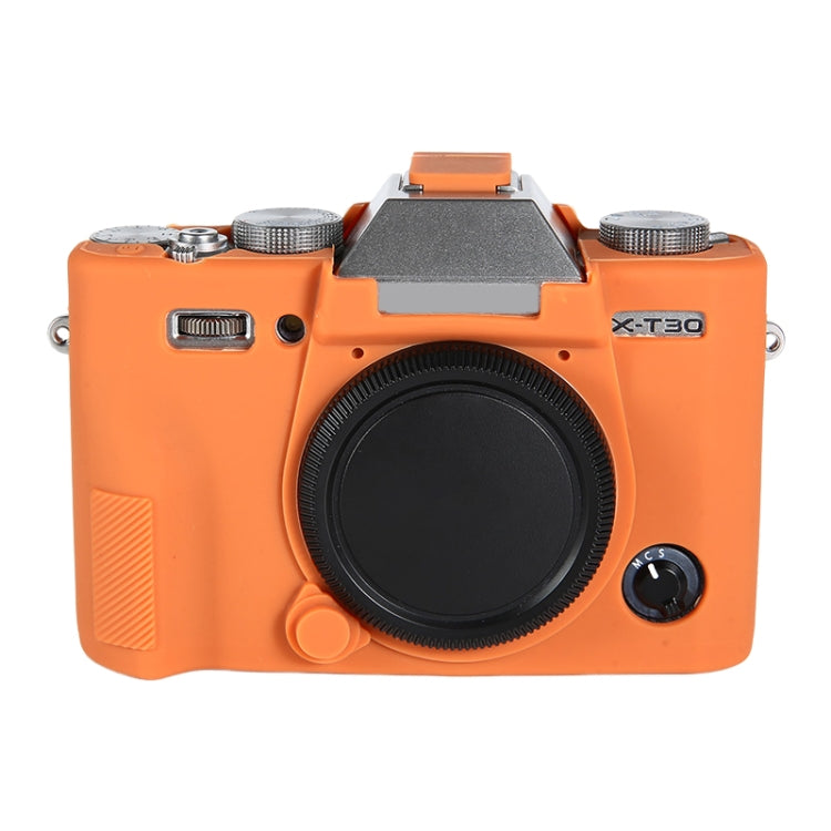For FUJIFILM X-T30 II Soft Silicone Protective Case(Orange) - Protective Case by PMC TechLife | Online Shopping South Africa | PMC TechLife | Buy Now Pay Later Mobicred