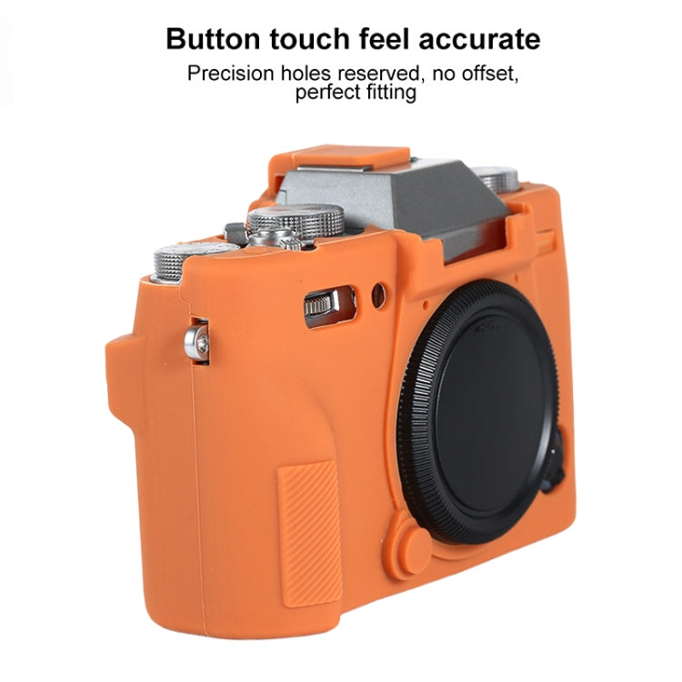For FUJIFILM X-T30 II Soft Silicone Protective Case(Orange) - Protective Case by PMC TechLife | Online Shopping South Africa | PMC TechLife | Buy Now Pay Later Mobicred