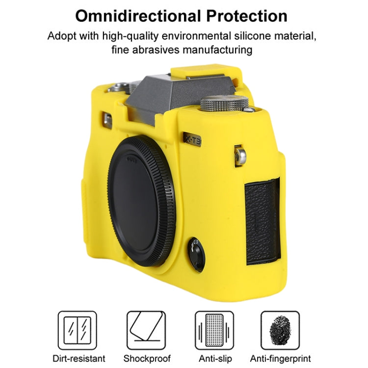 For FUJIFILM X-T30 II Soft Silicone Protective Case(Yellow) - free shipping - PMC TechLife - Order now!