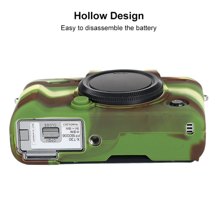 For FUJIFILM X-T30 II Soft Silicone Protective Case(Camouflage) - Protective Case by PMC TechLife | Online Shopping South Africa | PMC TechLife | Buy Now Pay Later Mobicred