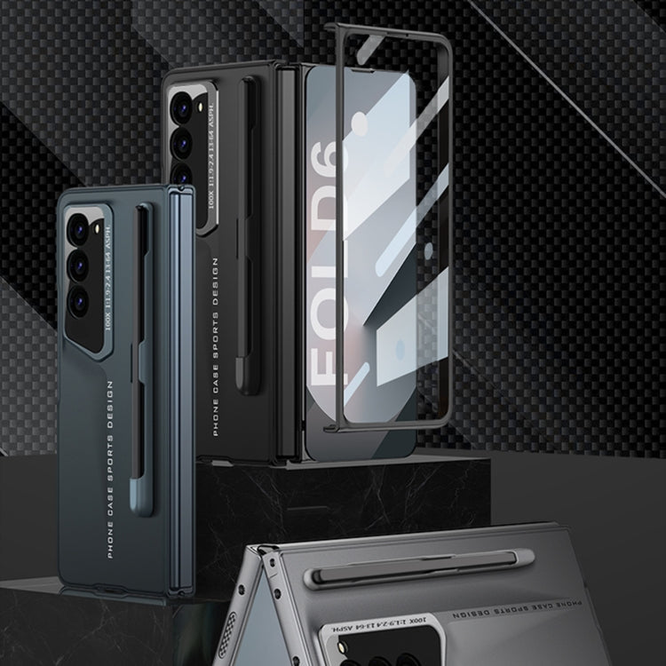 For Samsung Galaxy Z Fold6 GKK Integrated Blade Ultra-thin Full Coverage Phone Case with Pen Slot, Not Included Pen(Grey) - free shipping - PMC Jewellery - Order now!