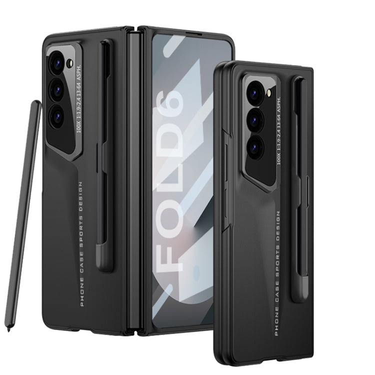 For Samsung Galaxy Z Fold6 GKK Integrated Blade Ultra-thin Full Coverage Phone Case with Pen Slot, Not Included Pen(Black) - free shipping - PMC Jewellery - Order now!