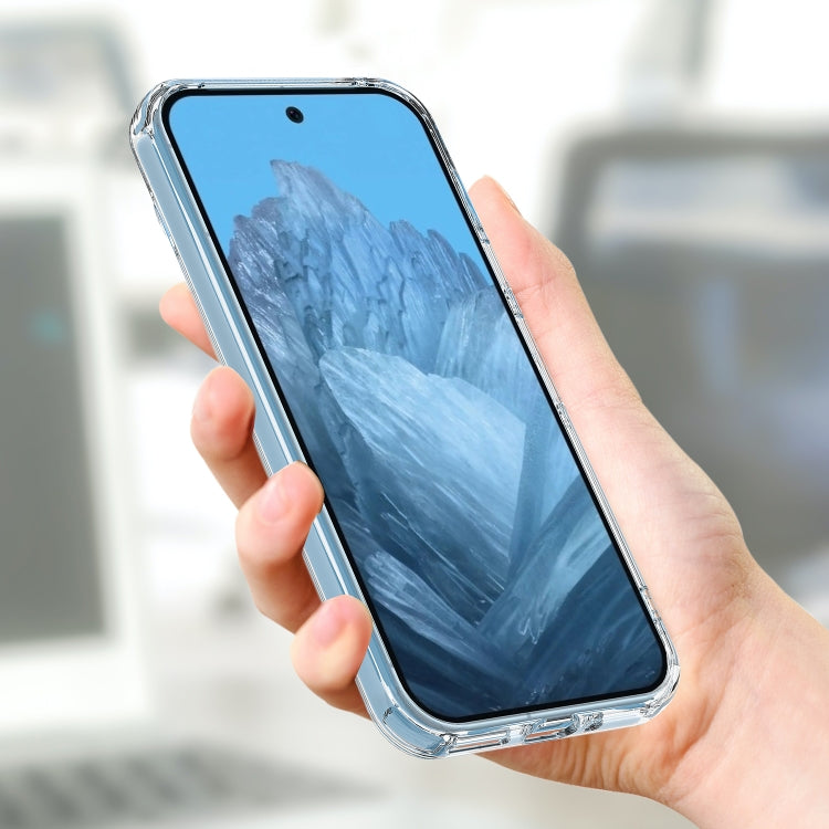 For Google Pixel 9 Pro Big Pore Acrylic PC Hybrid TPU MagSafe Phone Case(Transparent) - Google Cases by PMC TechLife | Online Shopping South Africa | PMC TechLife | Buy Now Pay Later Mobicred
