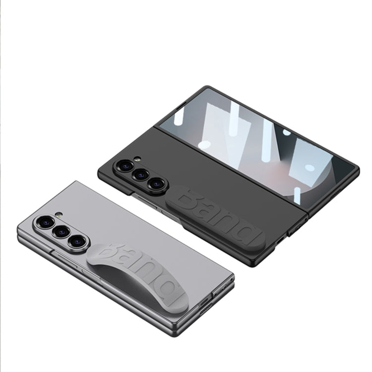 For Samsung Galaxy Z Fold6 GKK Integrated Silicone Wristband Phone Case(Pink) - free shipping - PMC Jewellery - Order now!