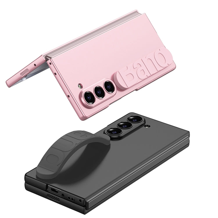 For Samsung Galaxy Z Fold6 GKK Integrated Silicone Wristband Phone Case(Mountain Gray) - free shipping - PMC Jewellery - Order now!