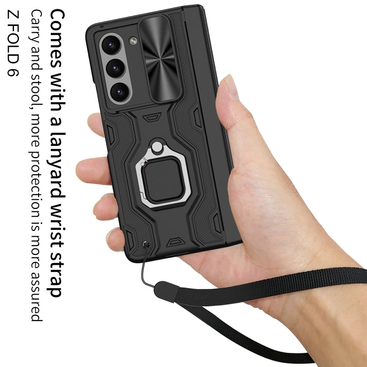 For Samsung Galaxy Z Fold6 GKK Integrated Folding Alloy Shell PC Phone Case with Pen Box, Not Included Pen(Titanium Gray) - free shipping - PMC Jewellery - Order now!