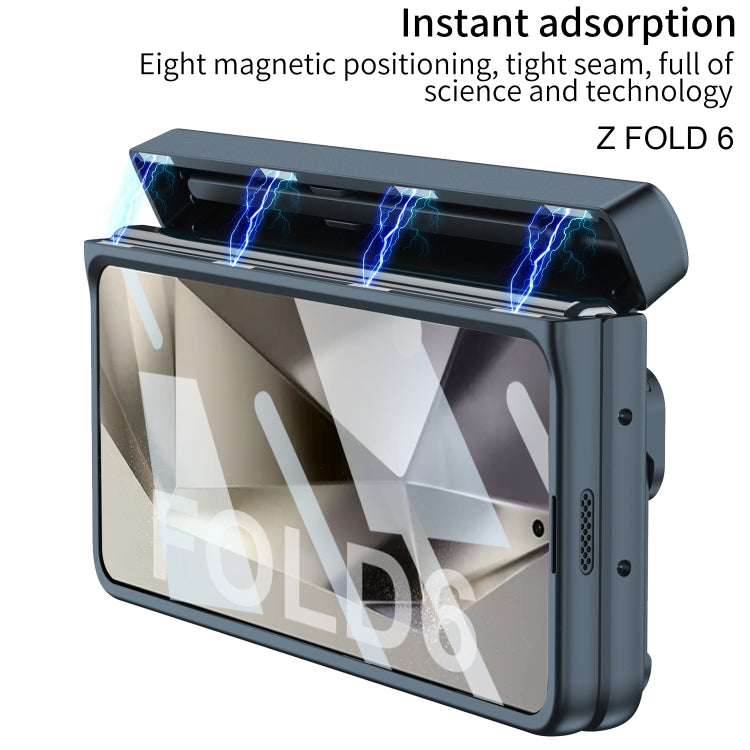 For Samsung Galaxy Z Fold6 GKK Integrated Folding Alloy Shell PC Phone Case with Pen Box, Not Included Pen(Titanium Gray) - free shipping - PMC Jewellery - Order now!