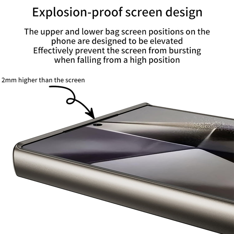 For Samsung Galaxy S23 Ultra 5G GKK Metal Paint Skin Feel Leather Full Coverage Phone Case(Black) - free shipping - PMC Jewellery - Order now!