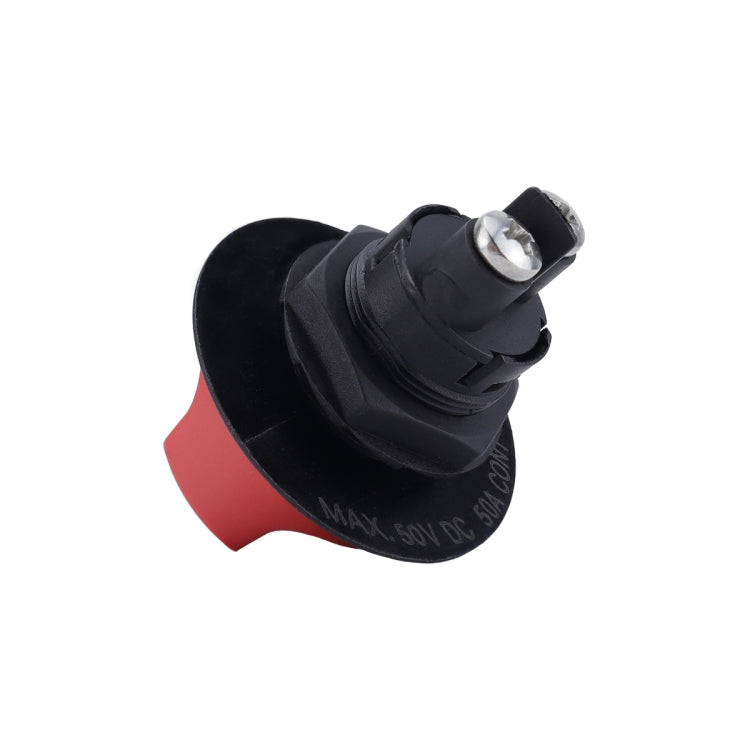 Yacht RV 12V 50A Battery DC Switch with 4pcs Terminals(Black) - Car Switches by PMC Jewellery | Online Shopping South Africa | PMC Jewellery | Buy Now Pay Later Mobicred