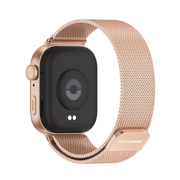 For Huawei Watch Fit3 MIJOBS Milan Magnetic Stainless Steel Watch Band(Rose Gold) - free shipping - PMc TechLife - Order now!