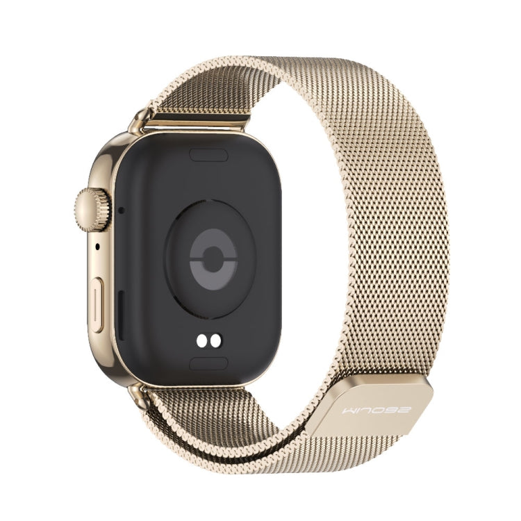 For Huawei Watch Fit3 MIJOBS Milan Magnetic Stainless Steel Watch Band(Light Gold) - free shipping - PMc TechLife - Order now!