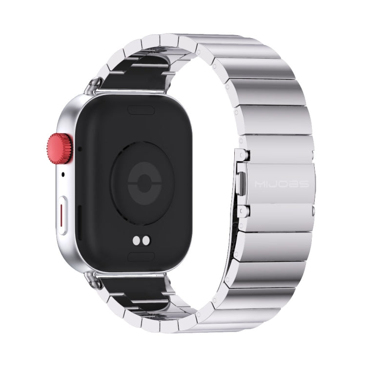 For Huawei Watch Fit3 MIJOBS Bamboo Stainless Steel Watch Band(Silver) - free shipping - PMc TechLife - Order now!