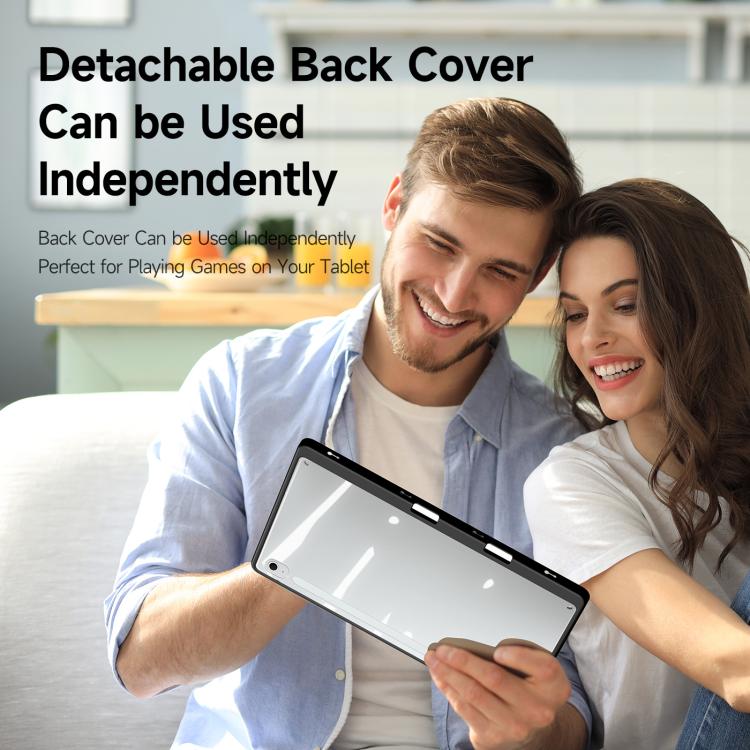 For Samsung Galaxy Tab S10 FE+ DUX DUCIS Magi Series Smart Leather Tablet Case(Black) - free shipping - PMc TechLife - Order now!