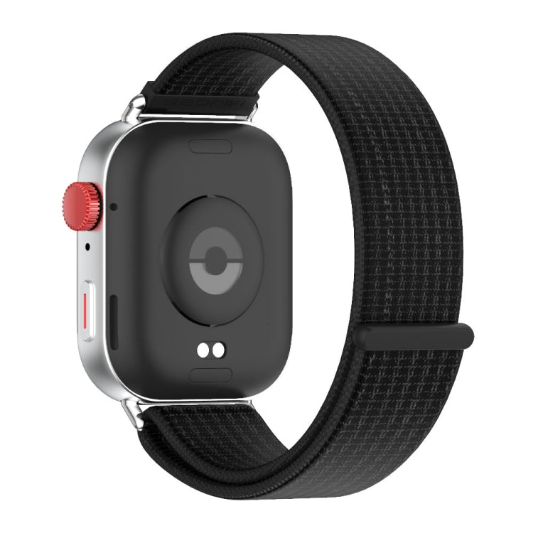 For Huawei Watch Fit3 MIJOBS Breathable Nylon Loop Watch Band(Black Silver) - free shipping - PMc TechLife - Order now!