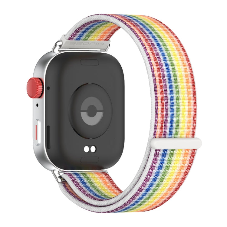 For Huawei Watch Fit3 MIJOBS Breathable Nylon Loop Watch Band(Colorful Silver) - free shipping - PMc TechLife - Order now!