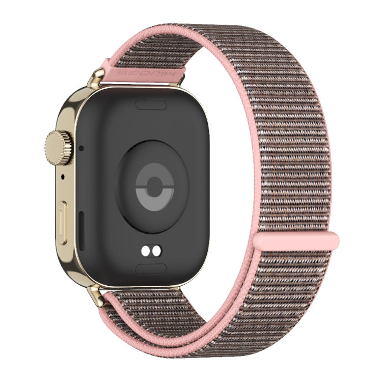 For Huawei Watch Fit3 MIJOBS Breathable Nylon Loop Watch Band(Pink Sand Light Gold) - free shipping - PMc TechLife - Order now!
