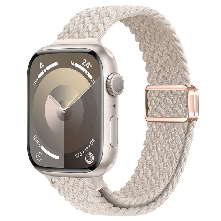 For Apple Watch Series 3 38mm Slim Magnetic Buckle Nylon Braided Watch Band(Starlight) - free shipping - PMc TechLife - Order now!