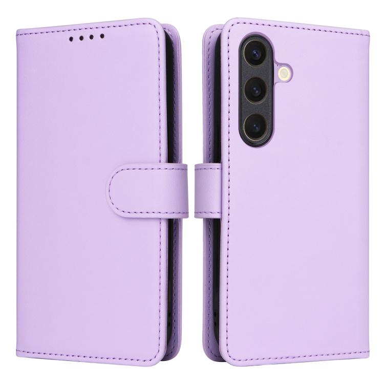 For Samsung Galaxy S25 5G BETOPNICE BN-005 2 in 1 Detachable Imitate Genuine Leather Phone Case(Light Purple) - free shipping - PMC Jewellery - Order now!
