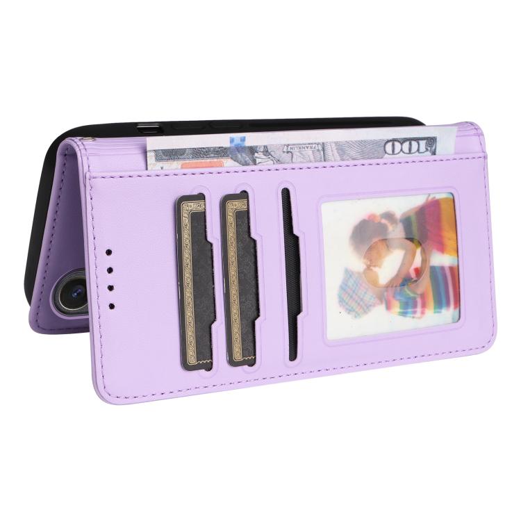 For Samsung Galaxy S25 5G BETOPNICE BN-005 2 in 1 Detachable Imitate Genuine Leather Phone Case(Light Purple) - free shipping - PMC Jewellery - Order now!