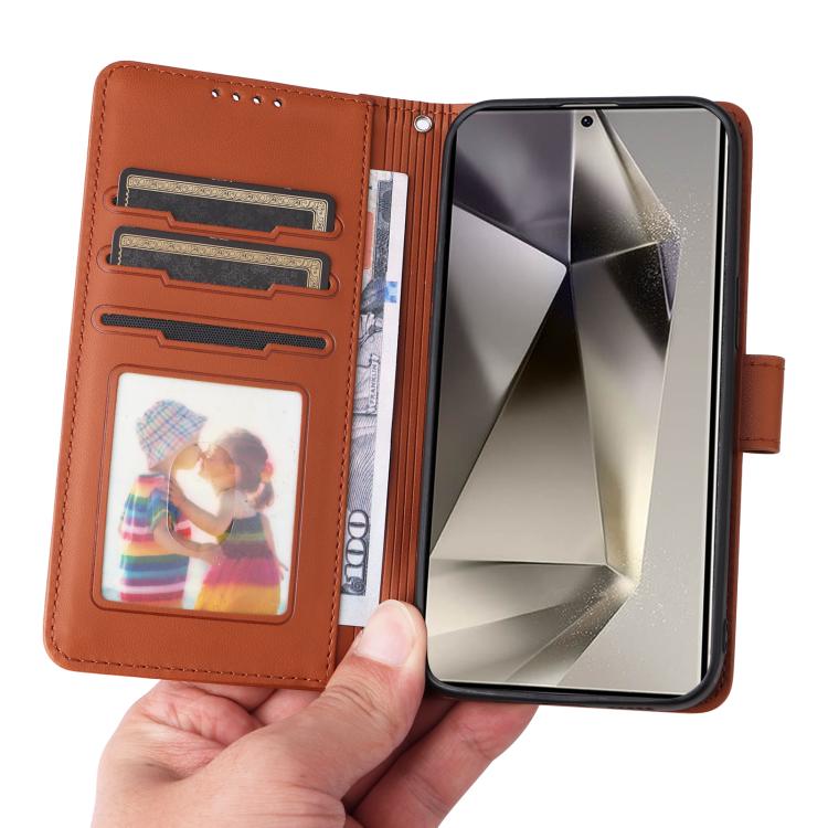 For Samsung Galaxy S25 Ultra 5G BETOPNICE BN-005 2 in 1 Detachable Imitate Genuine Leather Phone Case(Brown) - Galaxy S25 Ultra 5G Cases by BETOPNICE | Online Shopping South Africa | PMC Jewellery | Buy Now Pay Later Mobicred