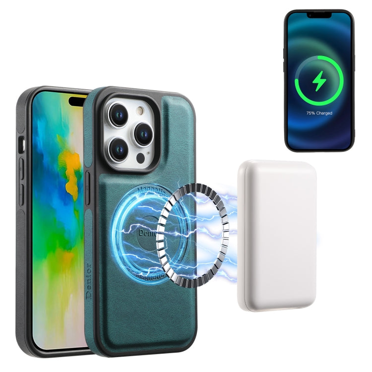 For iPhone 16 Pro Denior A13 Skin Feel MagSafe Phone Case(Blue) - iPhone 16 Pro Cases by Denior | Online Shopping South Africa | PMC TechLife | Buy Now Pay Later Mobicred
