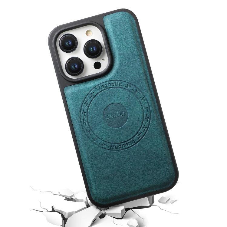 For iPhone 16 Pro Max Denior A13 Skin Feel MagSafe Phone Case(Blue) - iPhone 16 Pro Max Cases by Denior | Online Shopping South Africa | PMC TechLife | Buy Now Pay Later Mobicred