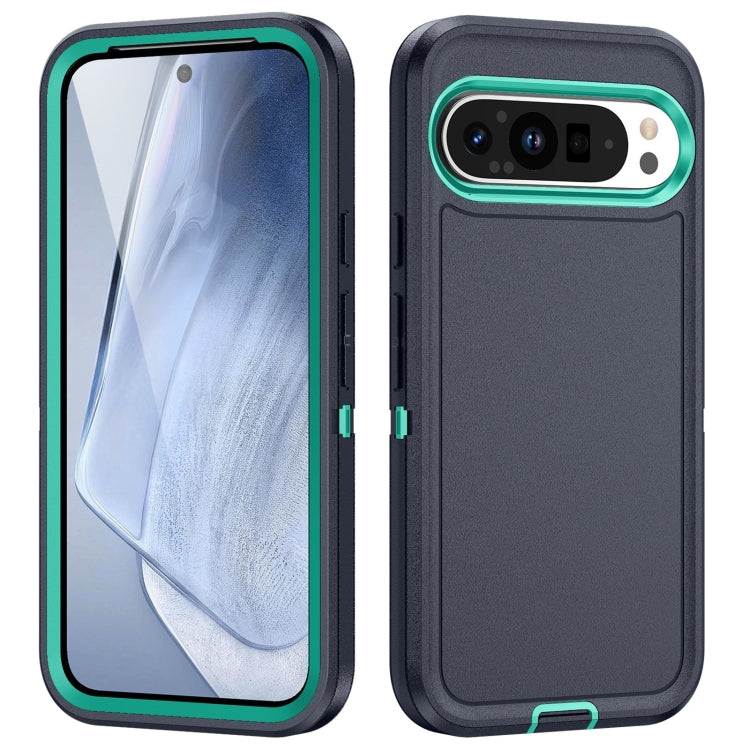 For Google Pixel 9 Life Waterproof Rugged PC + Silicone Phone Case(Dark Blue + Light Blue) - Google Cases by PMC TechLife | Online Shopping South Africa | PMC TechLife | Buy Now Pay Later Mobicred