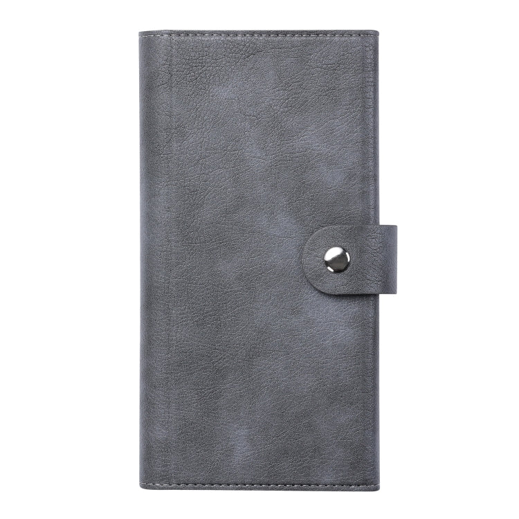 For iPhone 16 Pro ViLi GVA Series MagSafe Magnetic RFID Leather Phone Case(Grey) - iPhone 16 Pro Cases by ViLi | Online Shopping South Africa | PMC TechLife | Buy Now Pay Later Mobicred