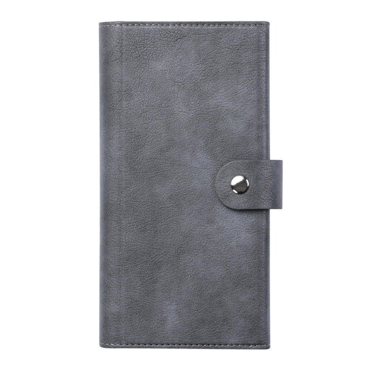 For iPhone 16 ViLi GVS Series MagSafe Magnetic RFID Leather Phone Case(Grey) - iPhone 16 Cases by ViLi | Online Shopping South Africa | PMC TechLife | Buy Now Pay Later Mobicred