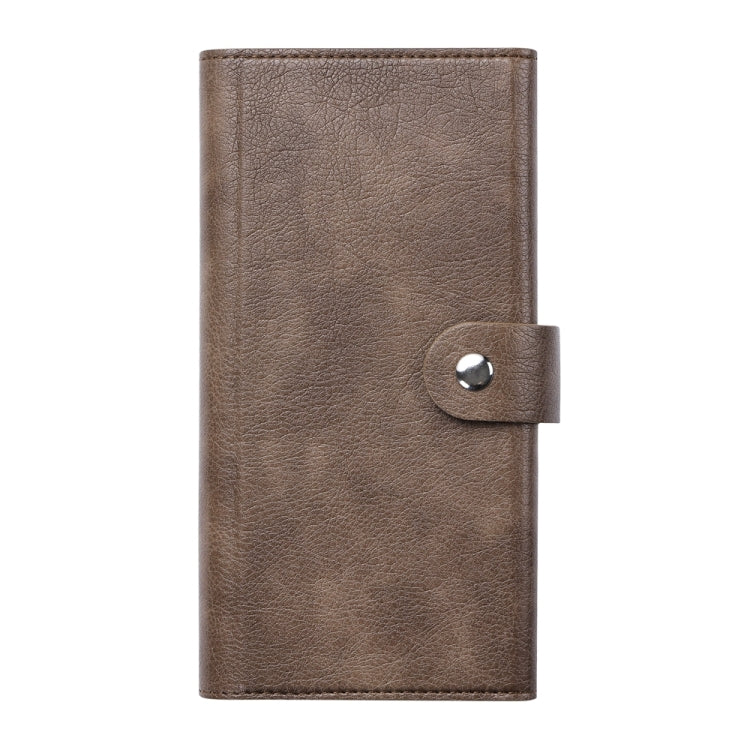 For iPhone 16 ViLi GVS Series MagSafe Magnetic RFID Leather Phone Case(Coffee) - iPhone 16 Cases by ViLi | Online Shopping South Africa | PMC TechLife | Buy Now Pay Later Mobicred