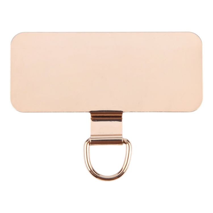 Rectangle Metal Mobile Phone Lanyard Fixing Gasket(Gold) - free shipping - PMc TechLife - Order now!